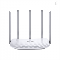 TP-LINK Archer C6 AC1200 Dual Band Wireless Gigabit Router, Atheros, 867Mbps at 5Ghz + 300Mbps at 2.4Ghz, 802.11ac/a/b/g/n, MU-MIMO, 1 Gigabit WAN + 4 Gigabit LAN, Wireless On/Off and WPS button, 4 external antennas + 1 internal antenna TP-LINK Archer C6 AC1200 Dual Band Wireless Gigabit Router, Atheros, 867Mbps at 5Ghz + 300Mbps at 2.4Ghz, 802.11ac/a/b/g/n, MU-MIMO, 1 Gigabit WAN + 4 Gigabit LAN, Wireless On/Off and WPS button, 4 external antennas + 1 internal antenna